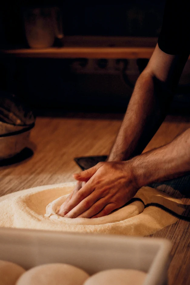 Traditional baking craftsmanship at Manthan Bakers