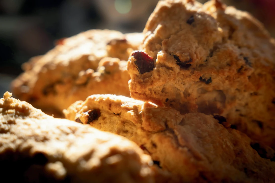 Freshly baked cookies